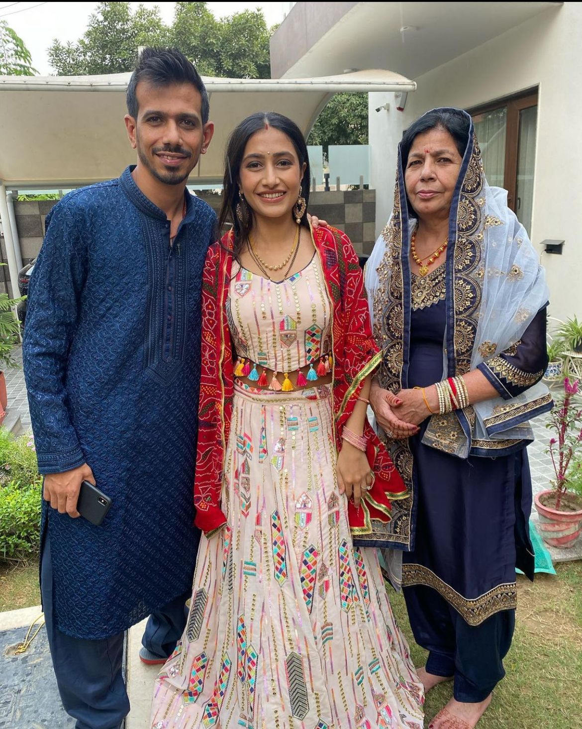 yuzi and dhanashree first karwa chauth